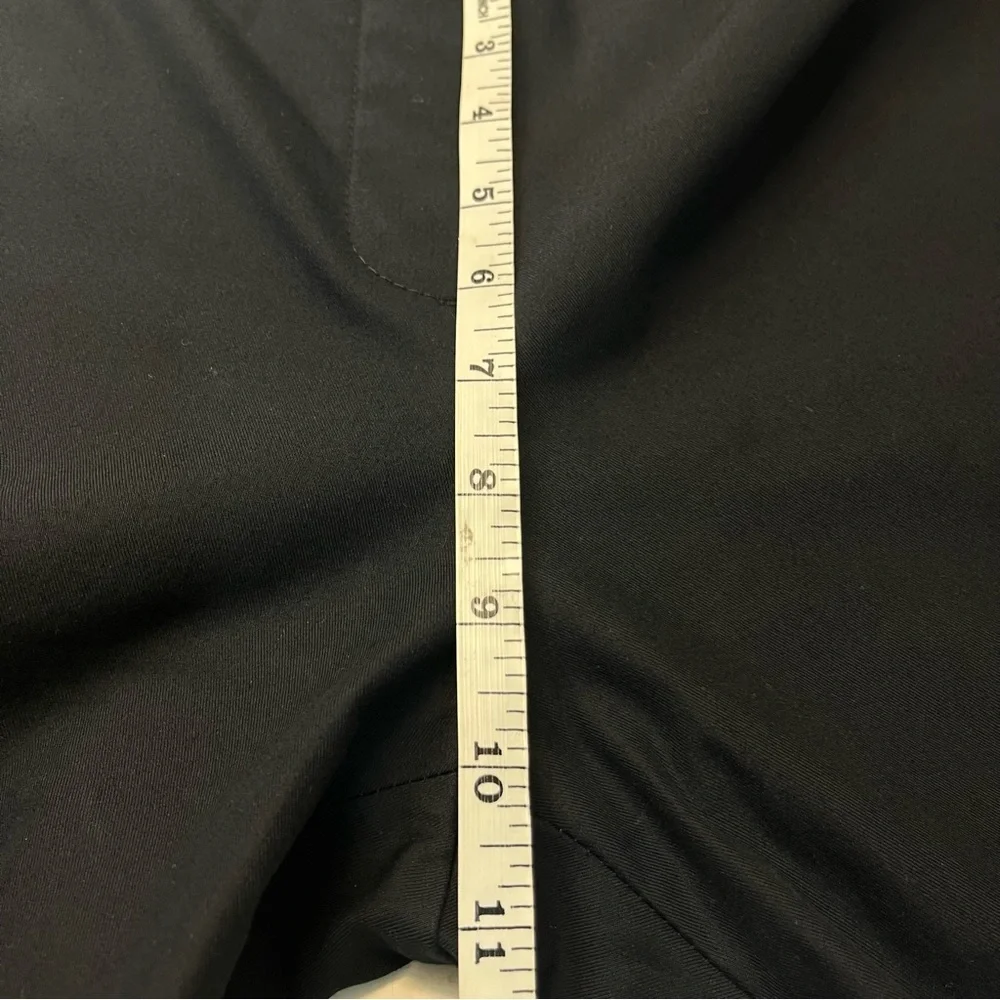 Theory Thaniel Approach Stretch Cropped Black Pull On Pants, size 10 - Picture 15 of 16